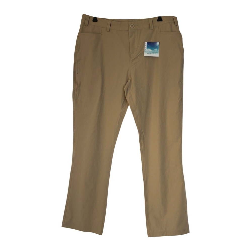 Willit Women's Khaki Outdoor Hiking Pants UPF 50 Sun Protection Size 16 Gorpcore